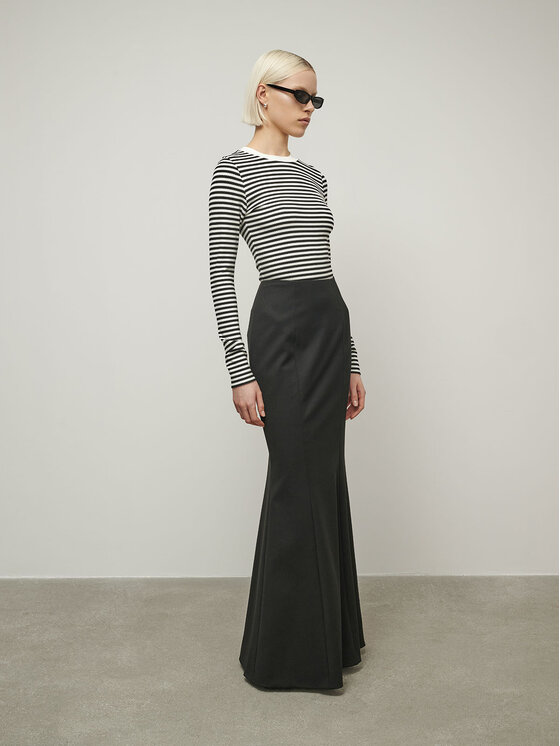 La Mania La Mania Spódnica CAMPARI Czarny Classic Fit