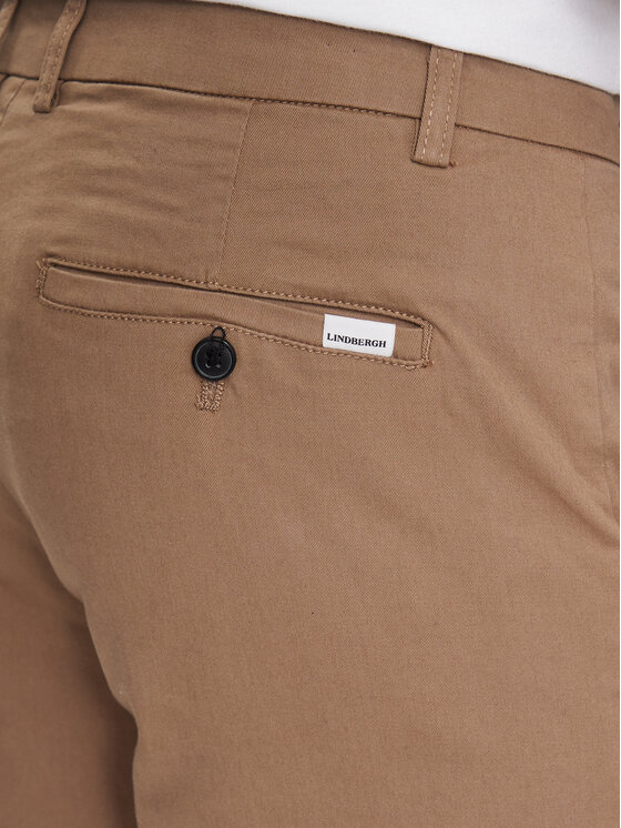 Lindbergh Lindbergh Chino hlače 30-005044 Bež Slim Fit