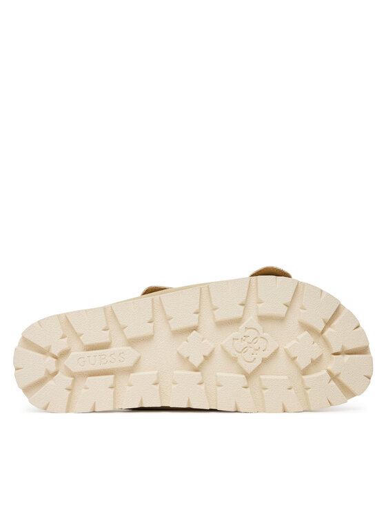 Guess Guess Klapki FLTFST SUE03 Beżowy