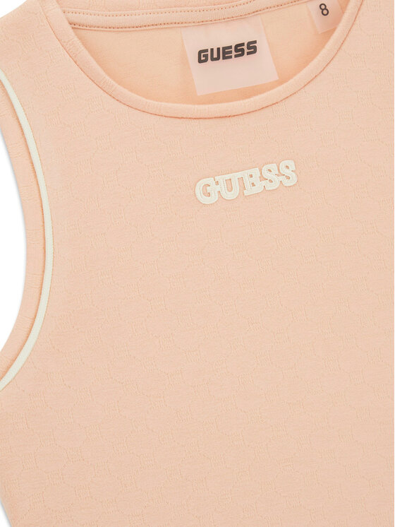 Guess Guess Τοπ J6GI37 KF972 Ανοιχτό πορτοκαλί Slim Fit