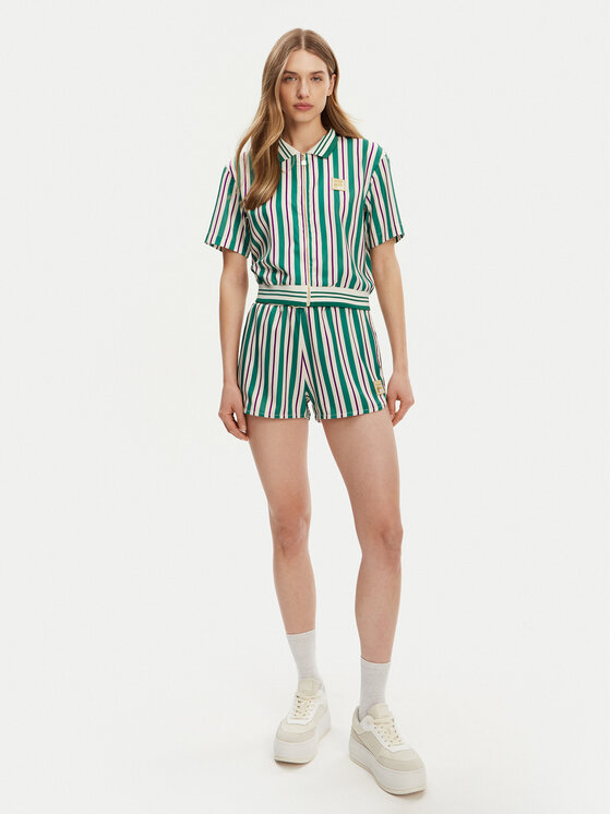 Fila Fila Bluzka Lassance FAW0996 Zielony Regular Fit