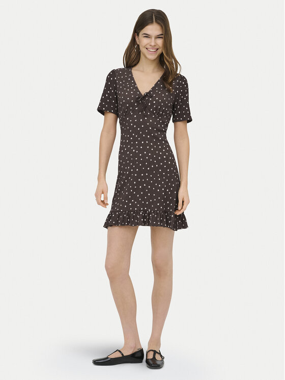 ONLY ONLY Vasaras kleita Molly 15371873 Brūns Regular Fit