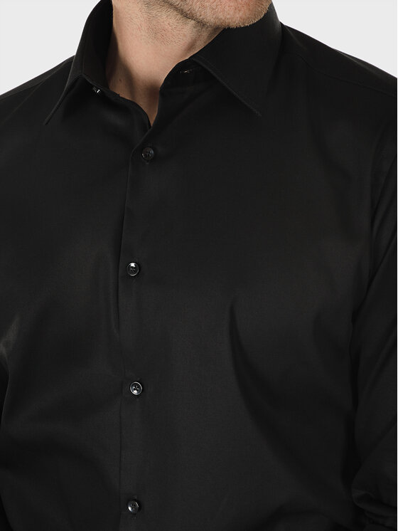 Evenemen Evenemen Koszula PLAIN SAP Czarny Slim Fit