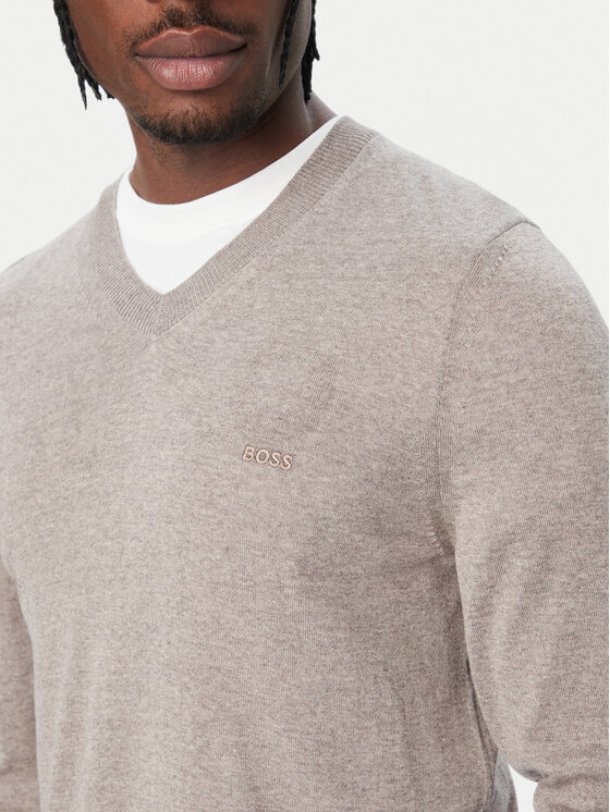 BOSS BOSS Svetr H-Melba-L 50571907 Hnědá Regular Fit