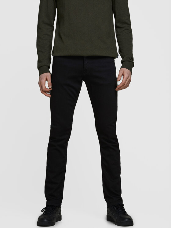 Jack&Jones Džinsi Glenn Felix 12113450 Melns Slim Fit