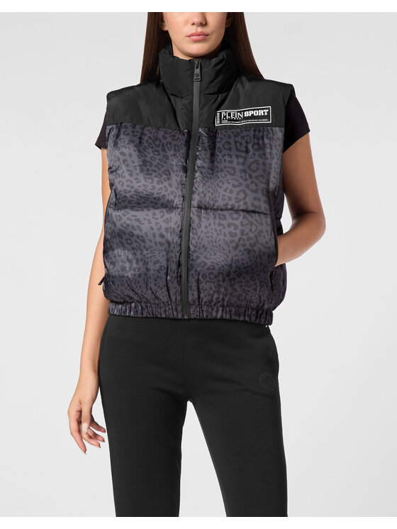 Plein Sport Plein Sport Bezrękawnik 10161 Czarny Regular Fit