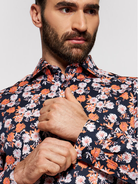 Camicia 1290-80 Multicolore Slim Fit