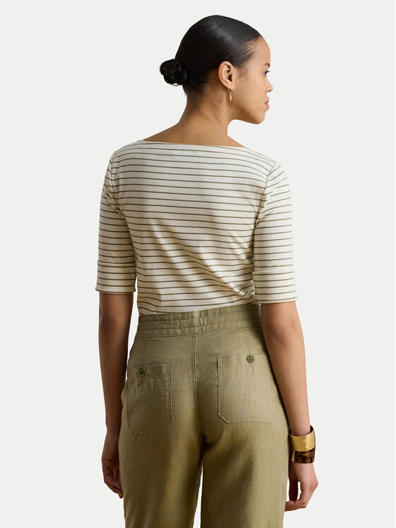 LAUREN RALPH LAUREN LAUREN RALPH LAUREN Μπλουζάκι Judy 200P13919002 Μπεζ Regular Fit