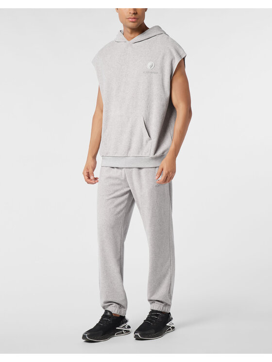 Plein Sport Plein Sport Gilet 24051 Grigio Straight Fit