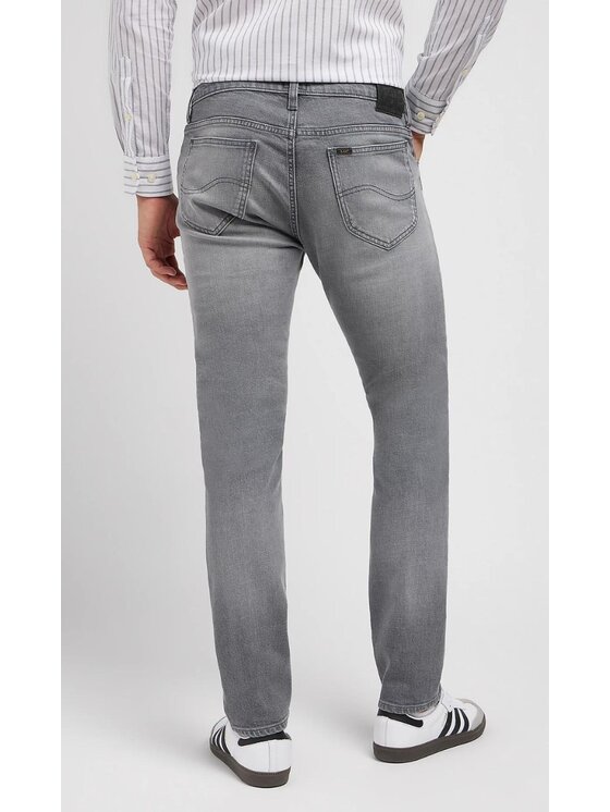 Lee Lee Jeansy Rider Szary Slim Fit