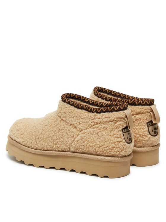Bearpaw Bearpaw Lumesaapad Snuggle Daphne Deco 3192W Beež