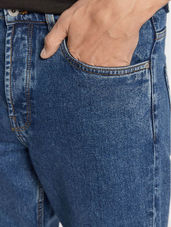 Solid Solid Traperice 21104099 Tamnoplava Relaxed Fit