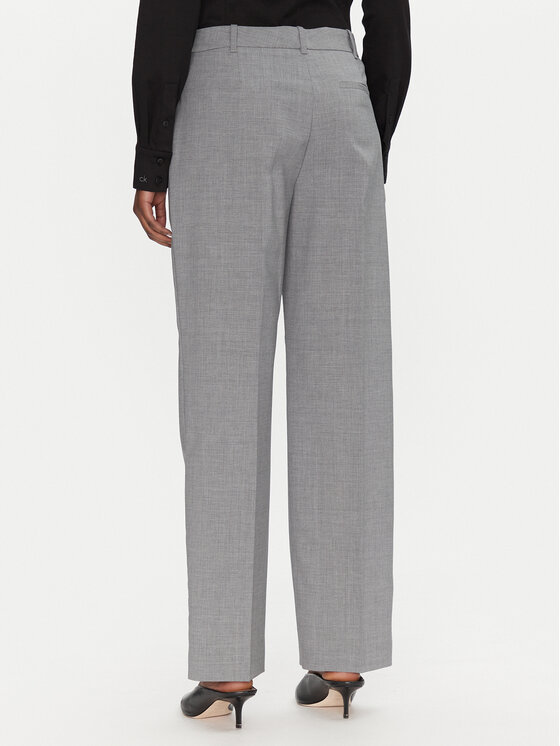 BOSS BOSS Spodnie materiałowe Tilda9 50542004 Szary Relaxed Fit