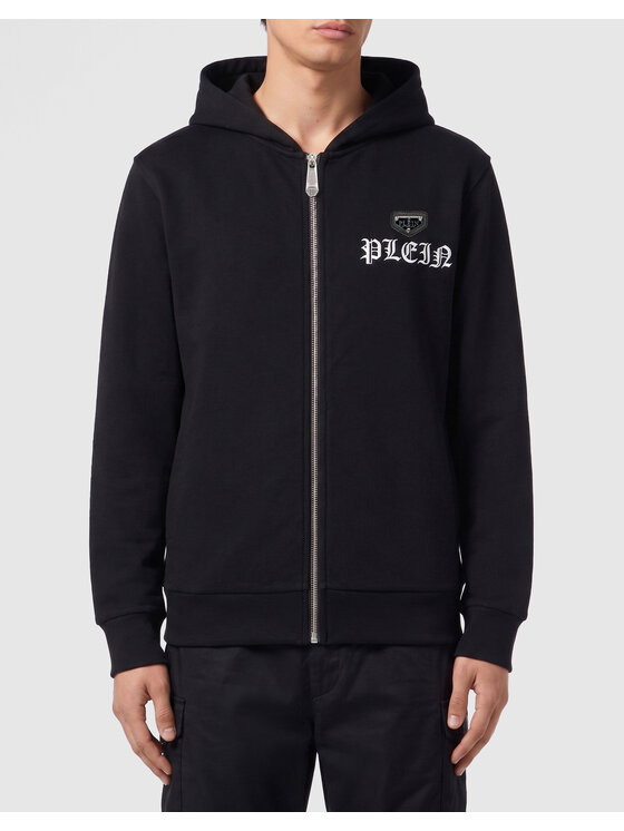 PHILIPP PLEIN PHILIPP PLEIN Bluza 31707 Czarny Athletic Fit