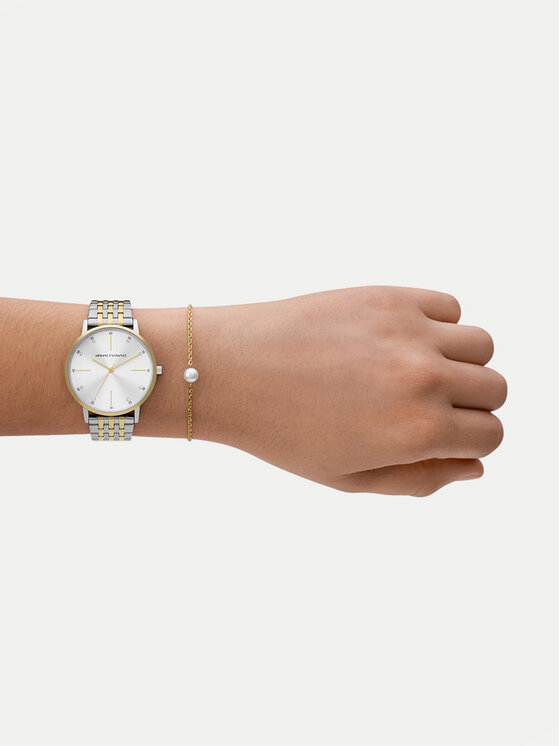 Armani Exchange Armani Exchange Hodinky AX7156SET Stříbrná