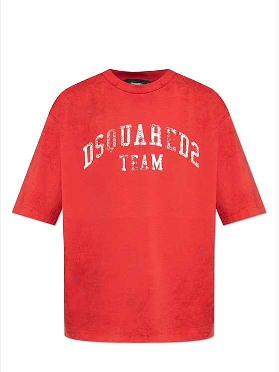 Dsquared2 Dsquared2 T-Shirt S71GD1602 Czerwony Regular Fit