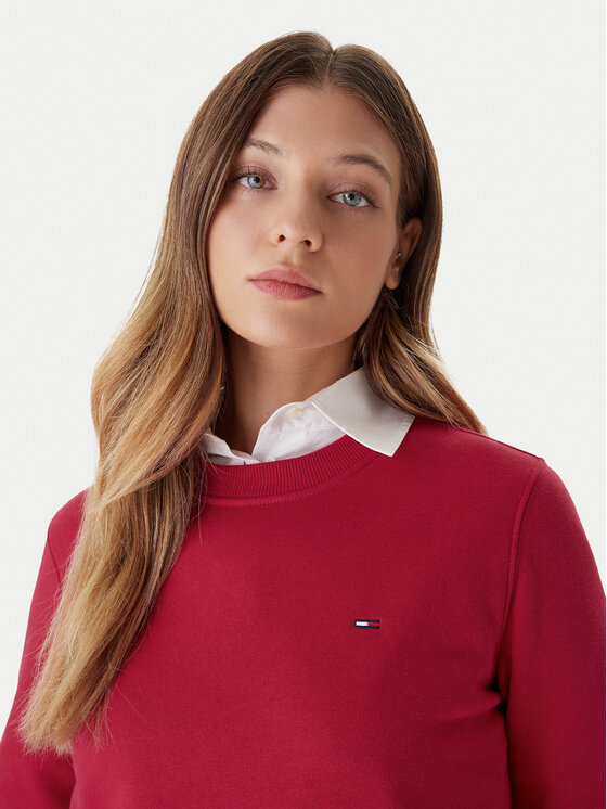 Tommy Jeans Tommy Jeans Džemperis Flag DW0DW19959 Rožinė Regular Fit