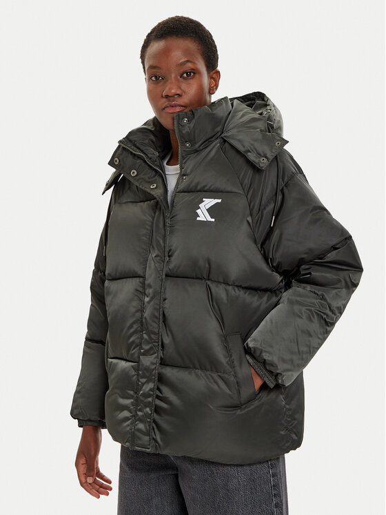 Karl Kani Dūnu jaka Og Os Puffer Jacket 61760007 Melns Regular Fit