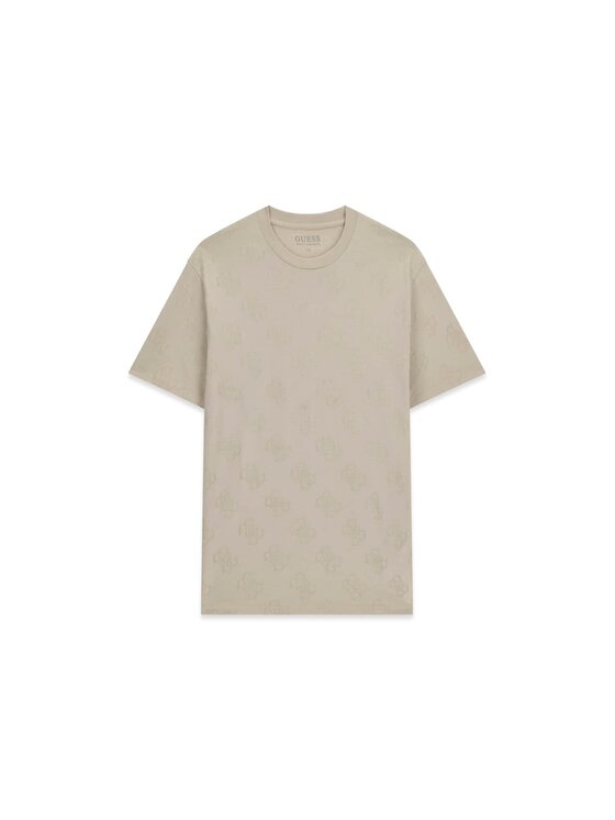Guess Guess T-Shirt 184972 Beżowy Classic Fit