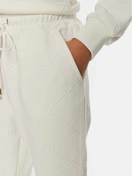 Gaudi Gaudi Jogginghose 421BD24008 Écru Regular Fit