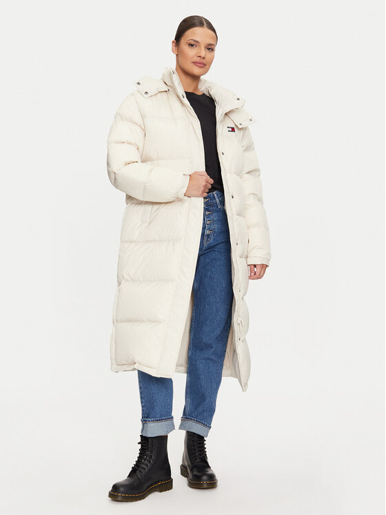 Tommy Jeans Tommy Jeans Pernata jakna Alaska DW0DW18860 Bež Regular Fit