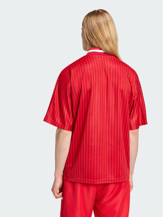 adidas adidas Koszulka techniczna 169202 Czerwony Loose Fit