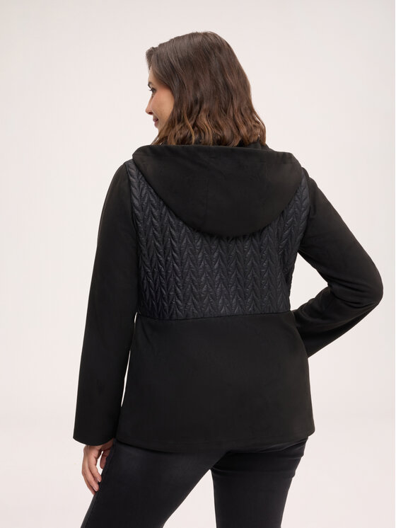 Fiorella Rubino Fiorella Rubino Kurtka puchowa F091T001530N033 Czarny Flared Fit