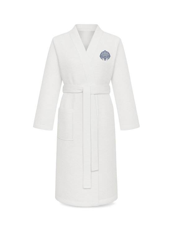 Feba Feba Accappatoio SZL03 Bianco Relaxed Fit