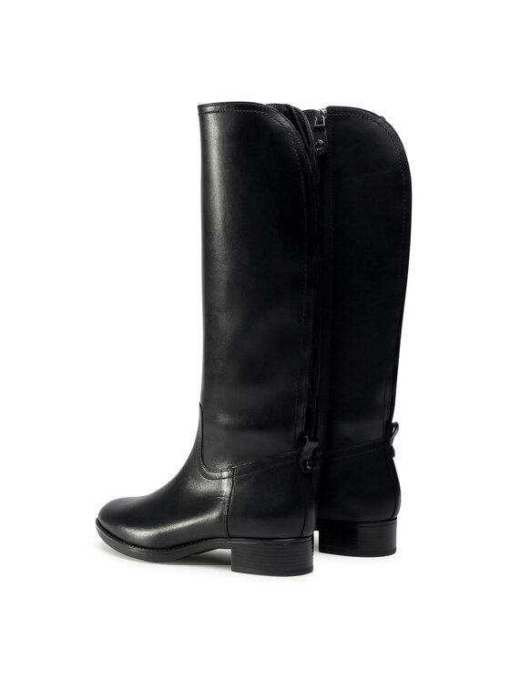 Geox Geox Cizme lungi riding D Felicity A D04G1A 00043 C9999 Negru