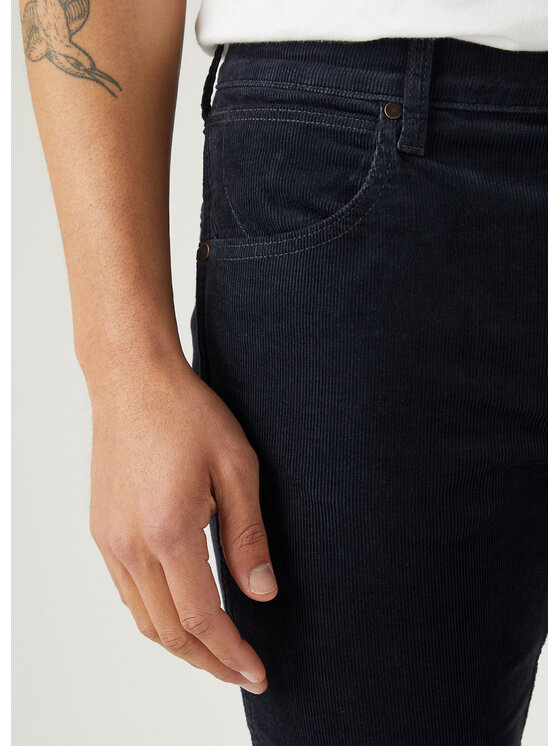 Wrangler Wrangler Spodnie materiałowe GREENSBORO Niebieski Straight Fit