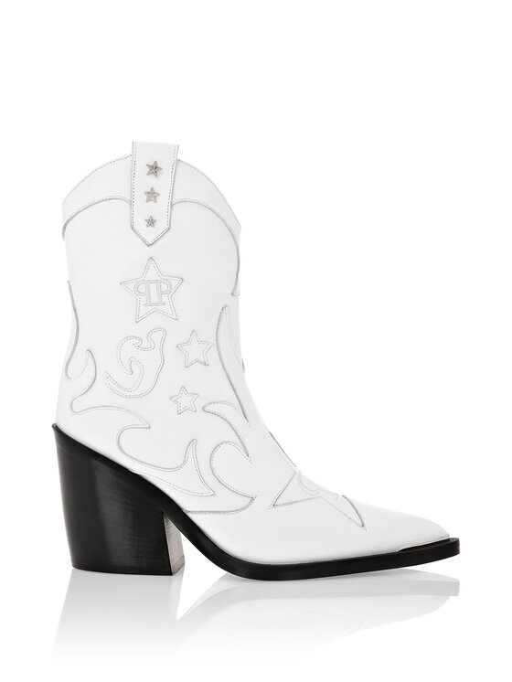 PHILIPP PLEIN PHILIPP PLEIN Kozaki 8979 Biały