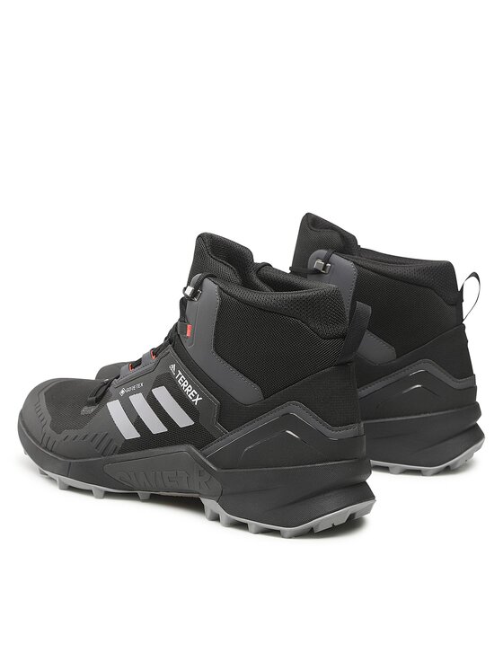 adidas adidas Παπούτσια πεζοπορίας Terrex Swift R3 Mid Gtx GORE-TEX FW2762 Μαύρο