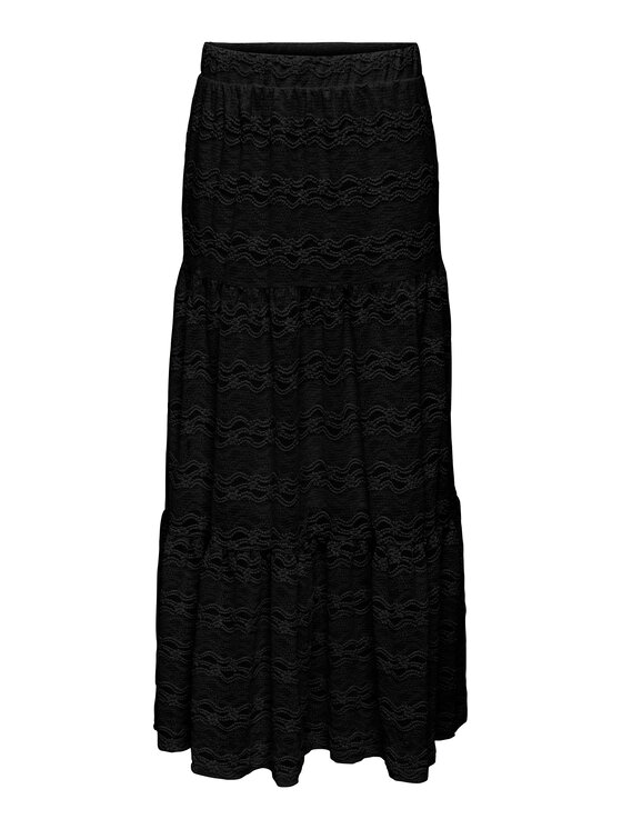 ONLY ONLY Maxi suknja Luna 15353206 Crna Regular Fit