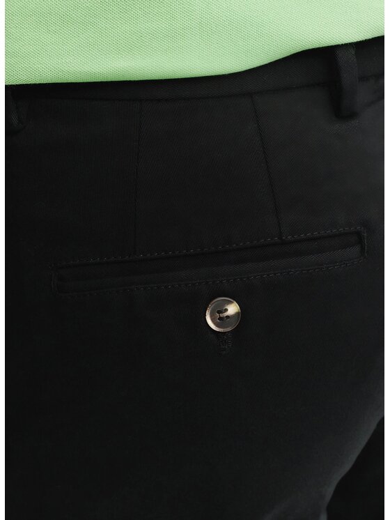 Pako Lorente Pako Lorente Spodnie materiałowe P25SF-WX-015 Czarny Classic Fit