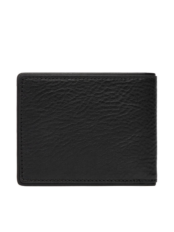 Tommy Hilfiger Tommy Hilfiger Veliki muški novčanik Th Corp Mini Cc Wallet & Clip AM0AM13607 Crna
