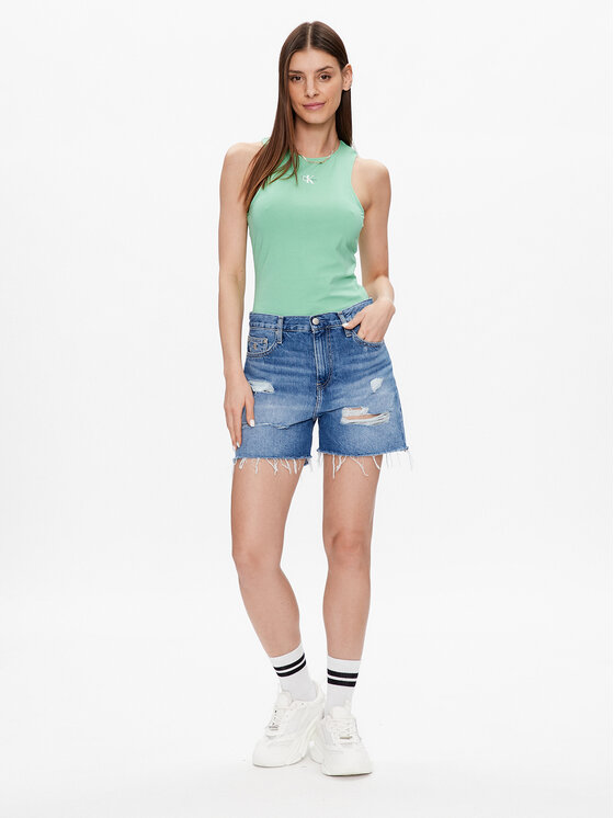 Calvin Klein Jeans Calvin Klein Jeans Szorty jeansowe J20J220641 Niebieski Regular Fit