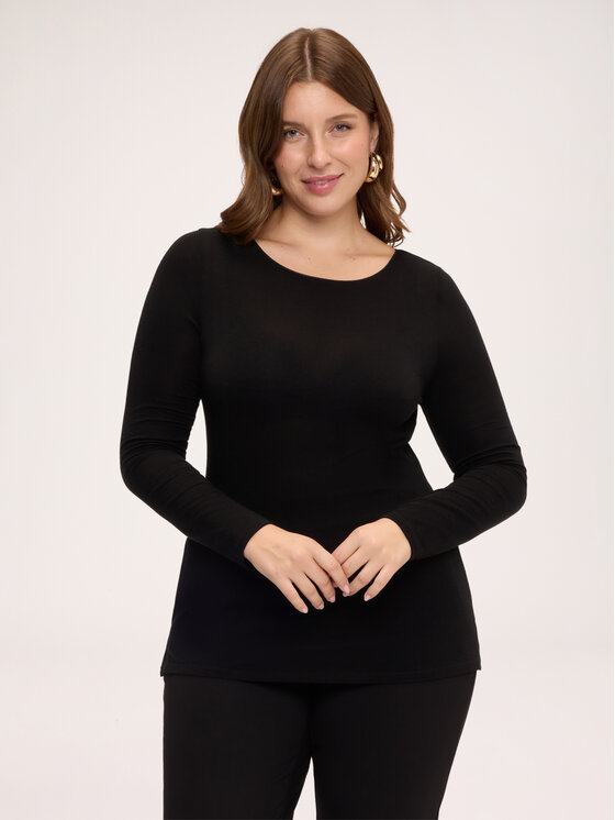 Fiorella Rubino Fiorella Rubino T-shirt G0EDL009352N033 Nero Regular Fit