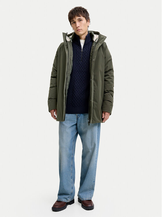 Jack & Jones Jack & Jones Kurtka zimowa Wood 12278783 Zielony Regular Fit