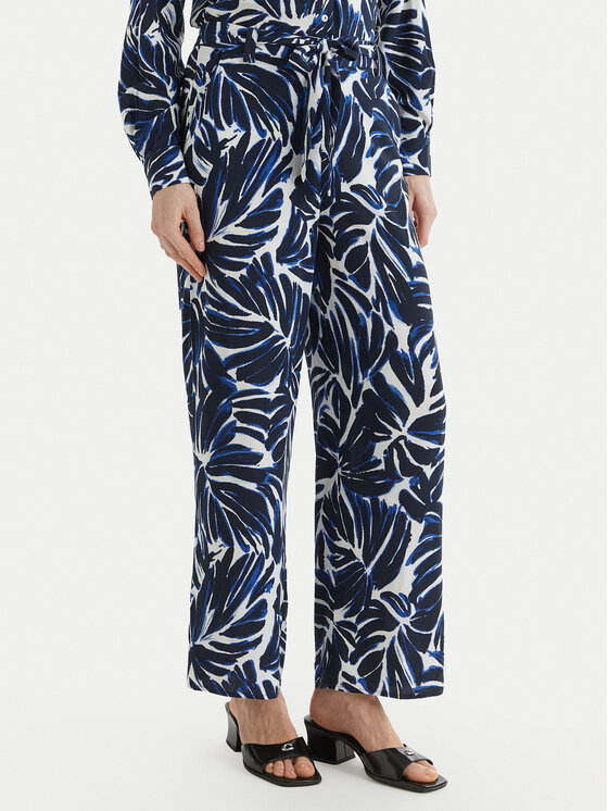 ONLY ONLY Текстилни панталони Nova 15264446 Тъмносин Regular Fit