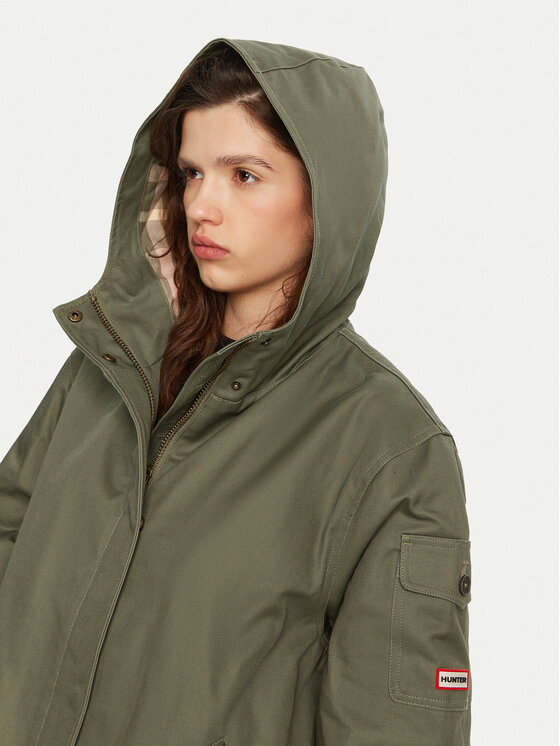 Hunter Hunter Куртка парка Hanley HARW0015242 Зелений Regular Fit