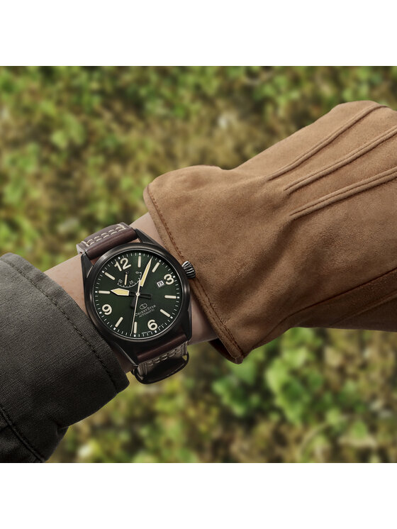 Orient Star Orient Star Zegarek RE-AU0201E00B Brązowy