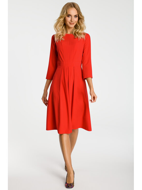 Made of Emotion Made of Emotion Abito da cocktail M335 Rosso A-Line Fit