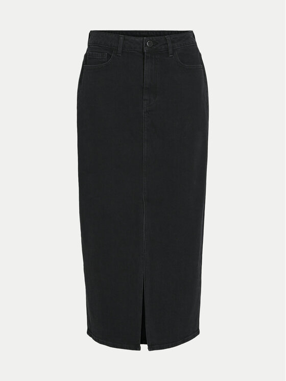 Vila Vila Teksaselik Jaf 14099736 Must Regular Fit