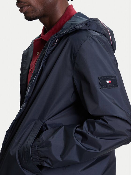 Tommy Hilfiger Tommy Hilfiger Kevad-sügis jope MW0MW40225 Tumesinine Regular Fit