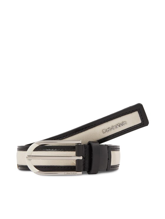 Calvin Klein Calvin Klein Sieviešu josta Summer Story Canvas 2.5 Belt K60K611996 Pelēks
