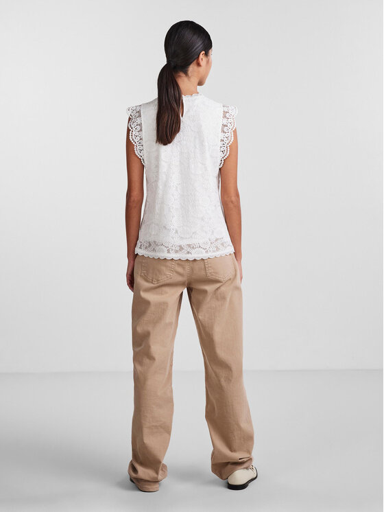 Pieces Pieces Majica 17120454 Bijela Regular Fit