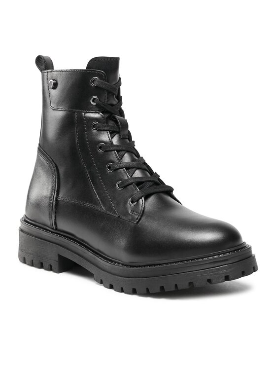 Geox Geox Īsie zābaki D Iridea D26HRQ 00039 C9999 Melns