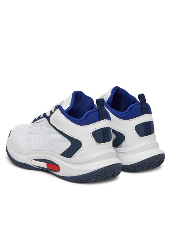 Tommy Hilfiger Tommy Hilfiger Laisvalaikio batai Low Cut Lace-Up T3B9-33884-1695 Balta