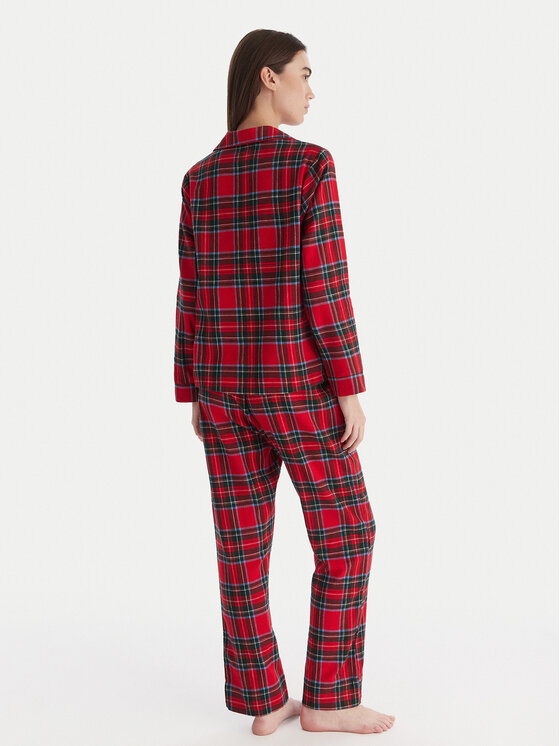 Hunkemöller Hunkemöller Pyjama 302782 Rot Regular Fit