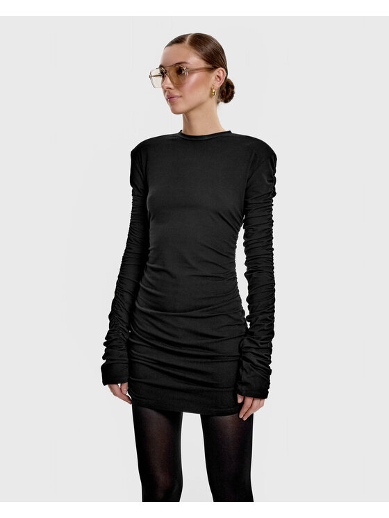 Sukienka elegancka OPRA, Rozmiar S/M, Czarna, OP-HADIYA-BLK